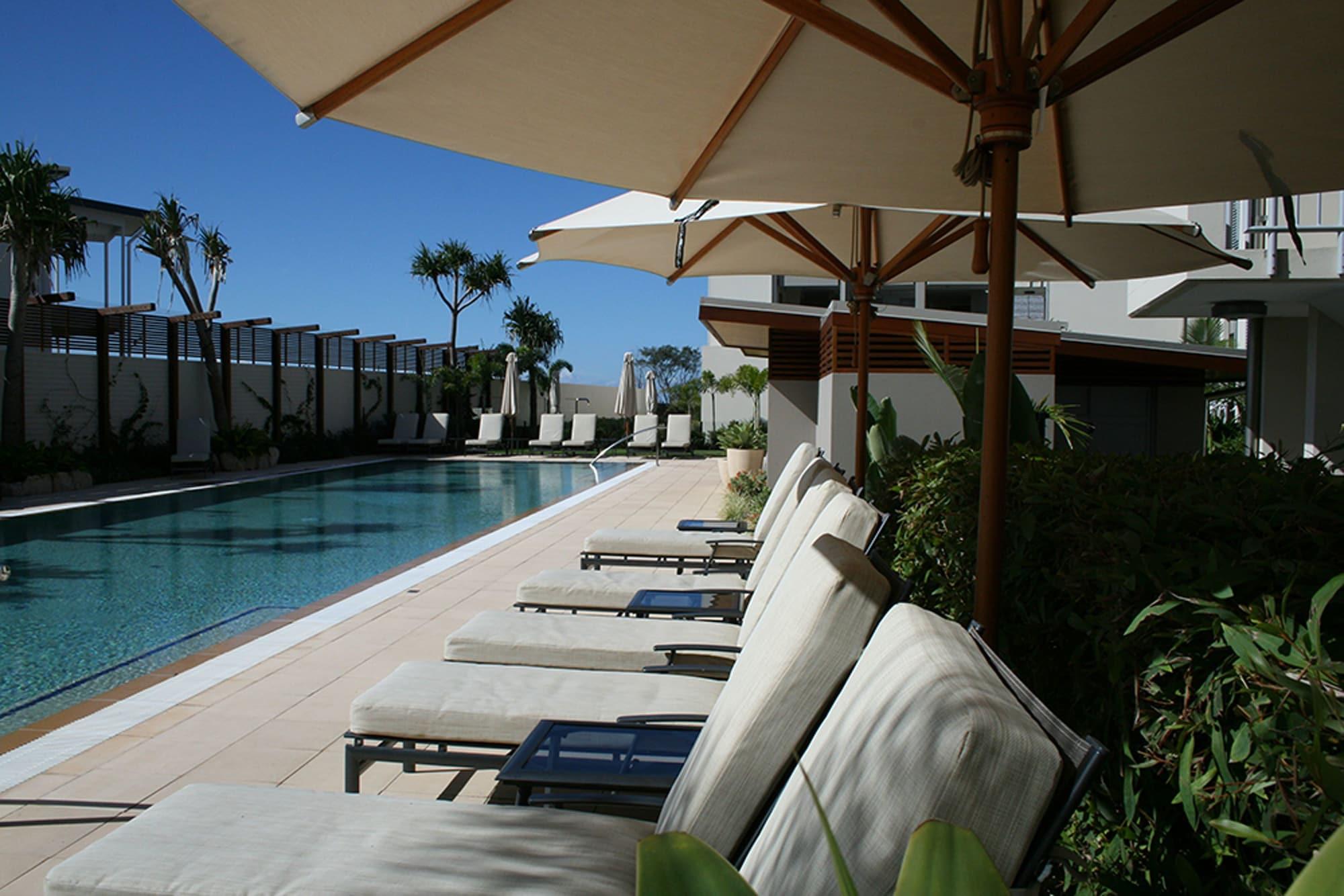 Peppers Salt Resort & Spa Kingscliff Eksteriør bilde The pool at the hotel